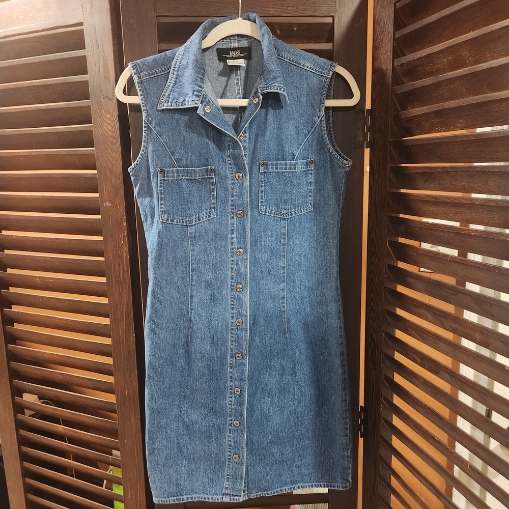 Tailor B. Moss Classic Blue Denim Dress